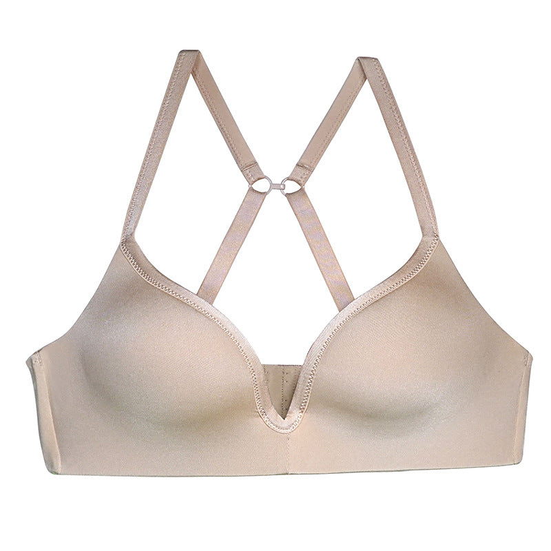 Wireless Elegant Gathered 3/4 Cup Bras [BRYS030]