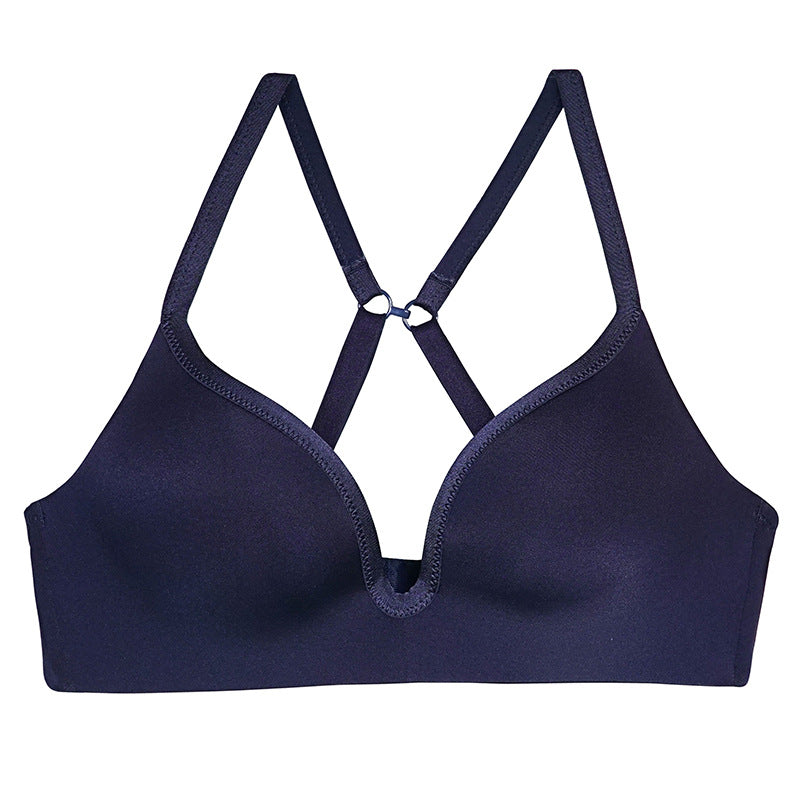 Wireless Elegant Gathered 3/4 Cup Bras [BRYS030]